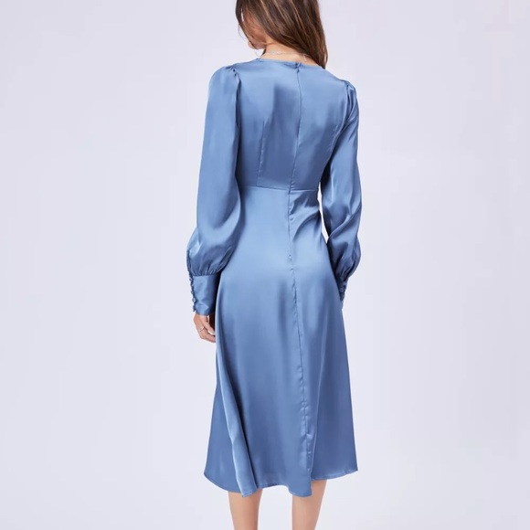 NWT Cider V Neck Button Dress - Picture 6 of 7